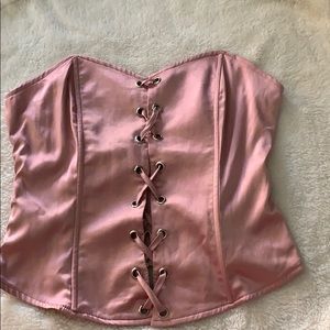 Pink corset